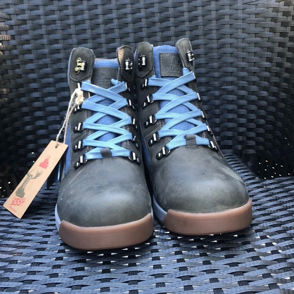 Kodiak grey waterproof full grain leather boots size 11 - Picture 2 of 5